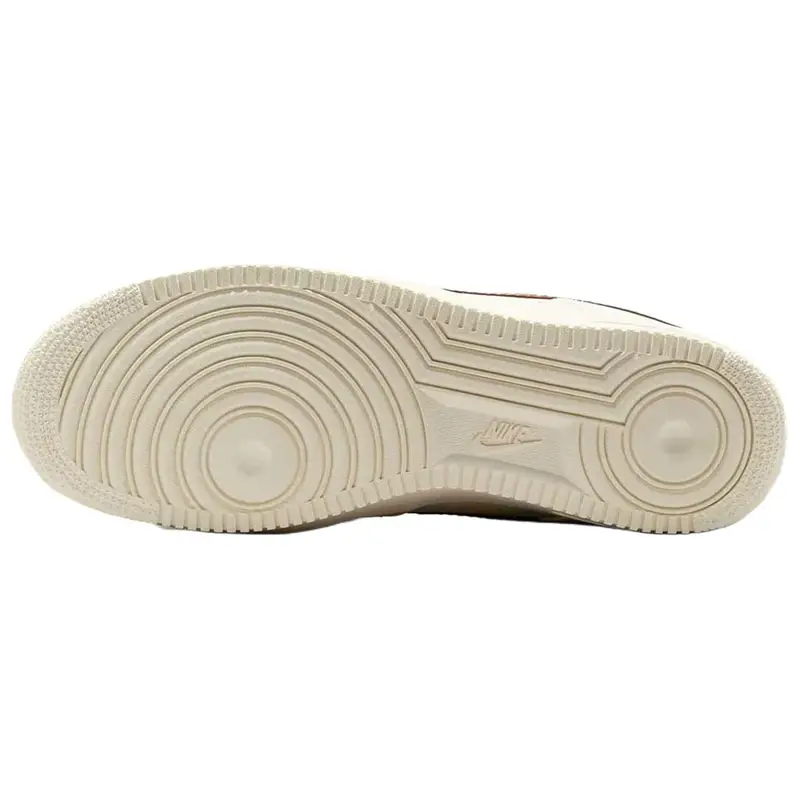 Sneakers Unisex Nike Air Force 1 07 Soft Pearl Brown Croc Bianco Panna Ghost IH7332-001 43 miniatura 5