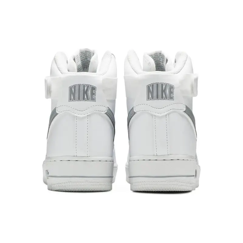 Sneakers Unisex Nike Air Force 1 High 07 Bianco Grigio Lupo AT4141-100 44 5 miniatura 4