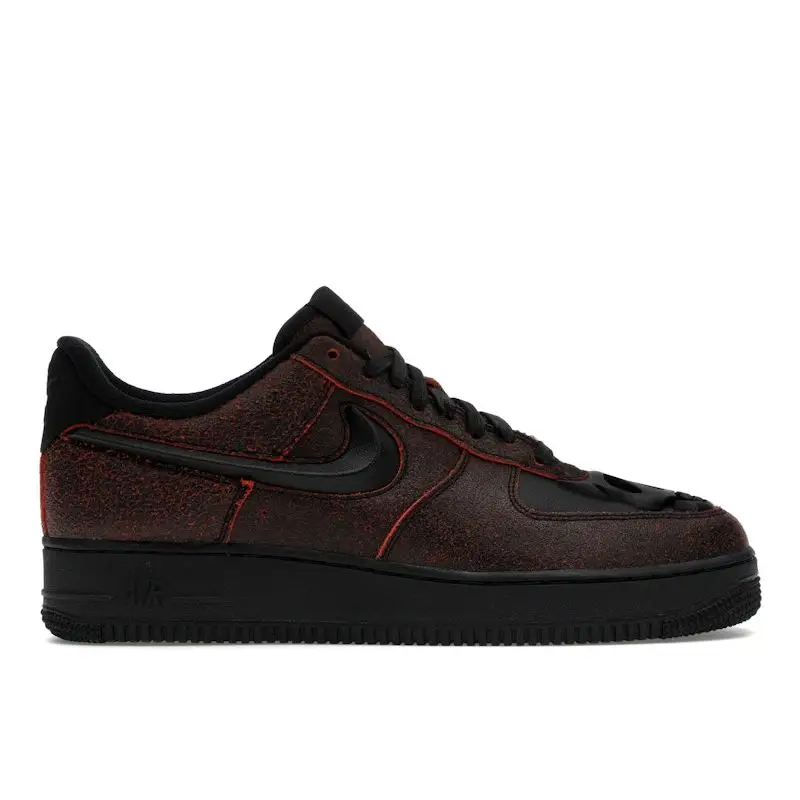 Sneakers Unisex Nike Air Force 1 Low Halloween Teschio Rosso Nero Cremisi HV2016-001 46