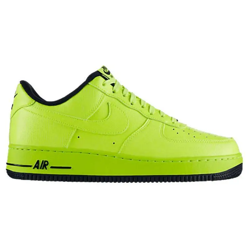 Sneakers Unisex Nike Air Force 1 Verde Volt Nero 488298-703 43 miniatura 3