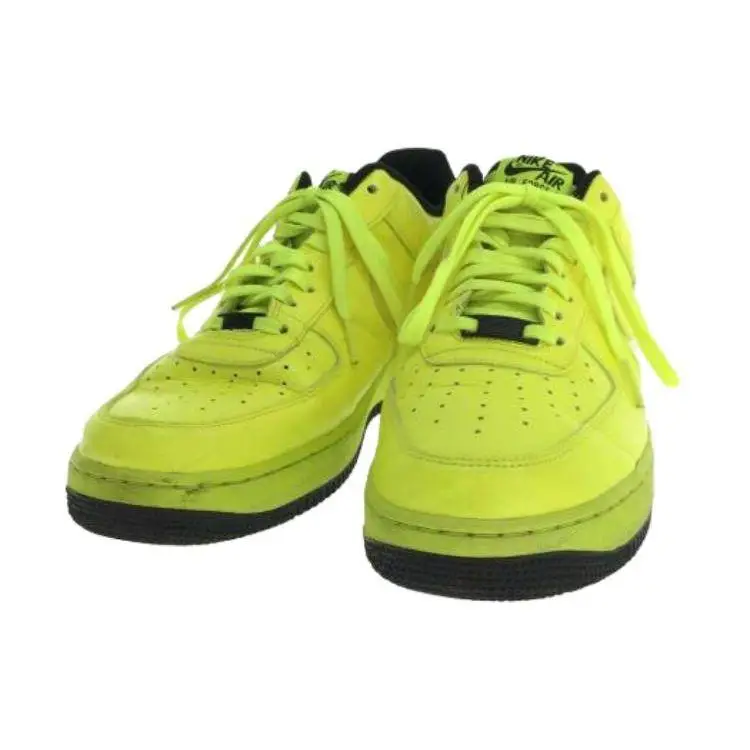 Sneakers Unisex Nike Air Force 1 Verde Volt Nero 488298-703 43 miniatura 4