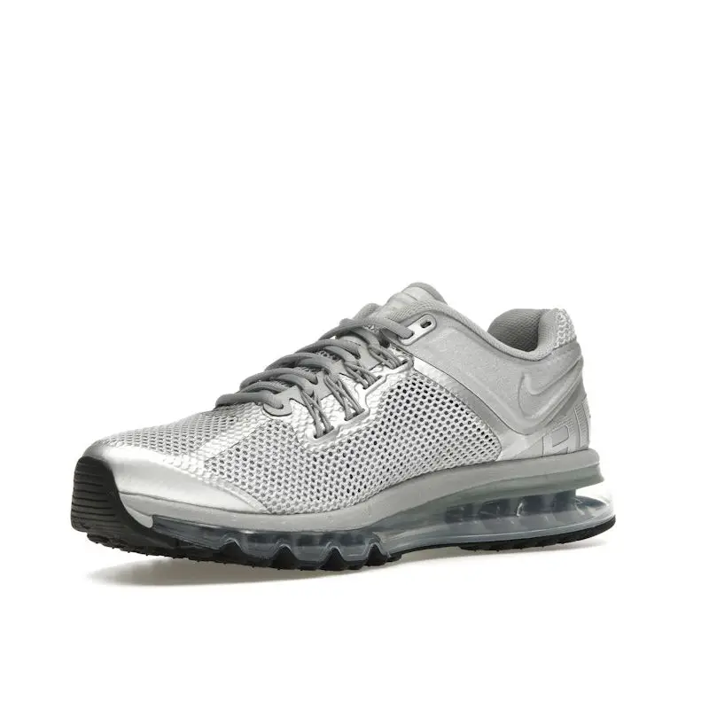 Sneakers Unisex Nike Air Max 2013 Argento Metallizzato Nero Argento Piatto HQ3025-001 42 miniatura 4