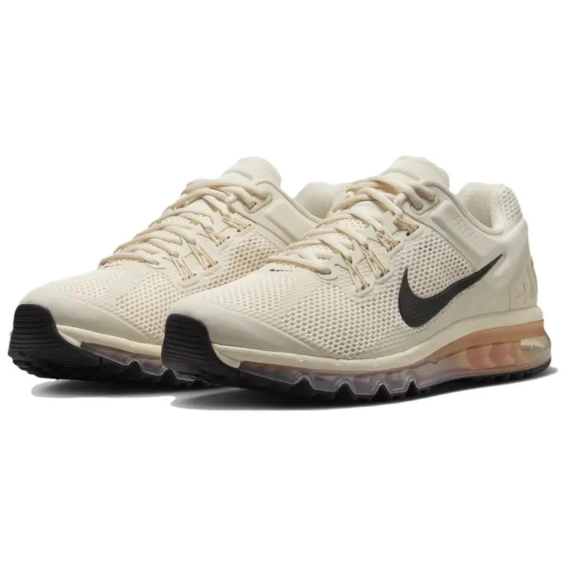Sneakers Unisex Nike Air Max 2013 Avorio Pallido Crema Guava-Ice Tinta Cremisi HF3660-100 45 miniatura 4
