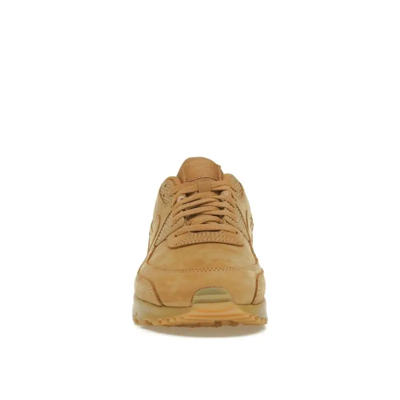 Sneakers Unisex Nike Air Max 90 Premium Wheat Marrone Chiaro Lino Gomma-Marrone Chiaro FZ5102-299 42 miniatura 5