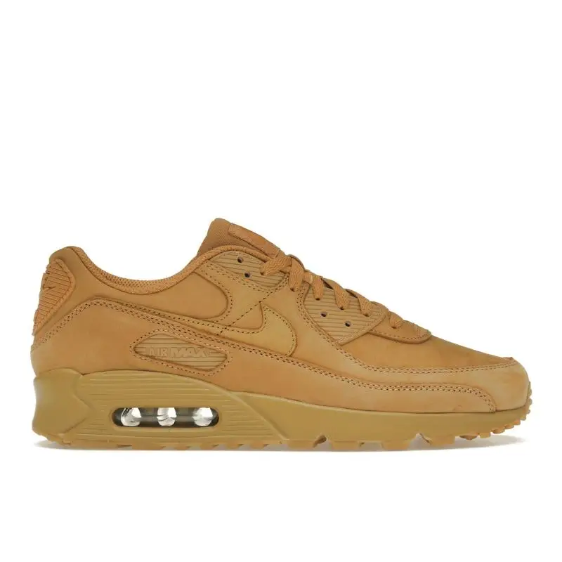 Sneakers Unisex Nike Air Max 90 Premium Wheat Marrone Chiaro Lino Gomma-Marrone Chiaro FZ5102-299 42