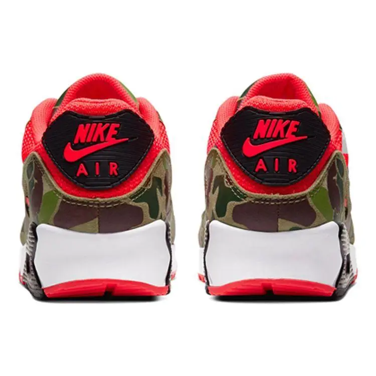 Sneakers Unisex Nike Air Max 90 SP Reverse Duck Camo 2020 Verde Infrarosso Nero CW6024-600 47 5 miniatura 4