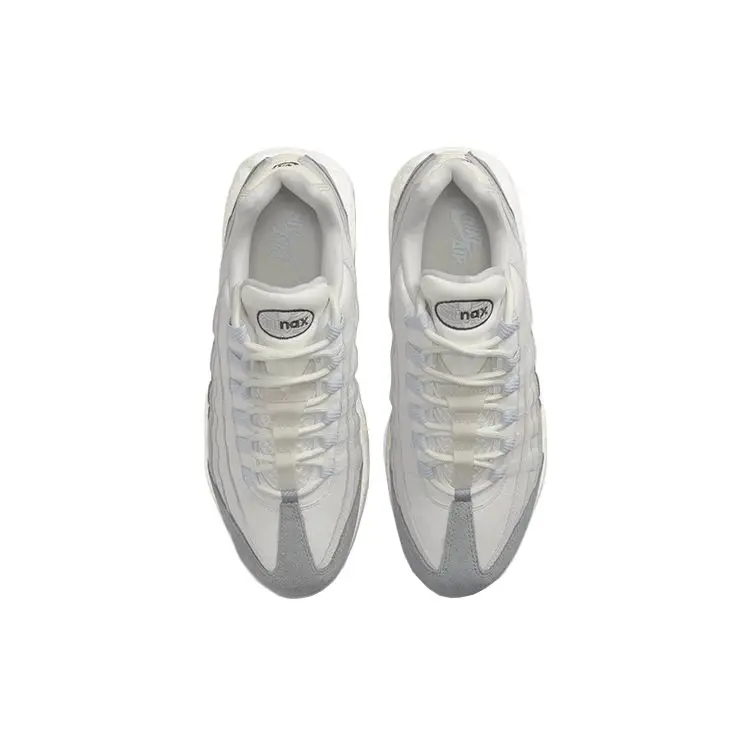 Sneakers Unisex Nike Air Max 95 QS Bianco Osso Chiaro Summit-White Grigio Freddo DV2593-100 40 miniatura 5