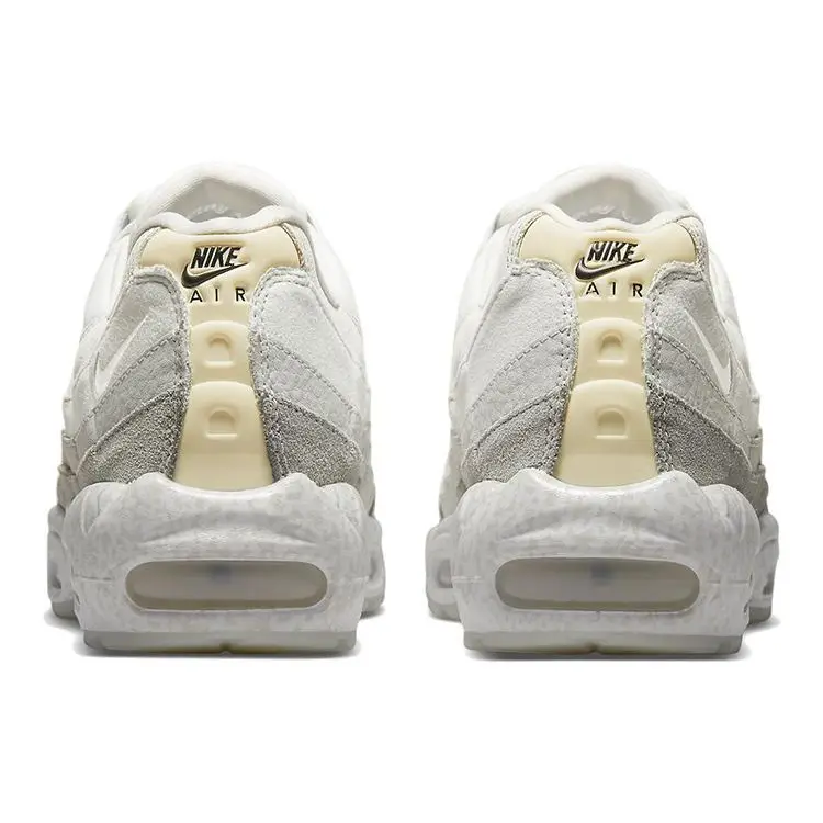 Sneakers Unisex Nike Air Max 95 QS Bianco Osso Chiaro Summit-White Grigio Freddo DV2593-100 44 5 miniatura 3