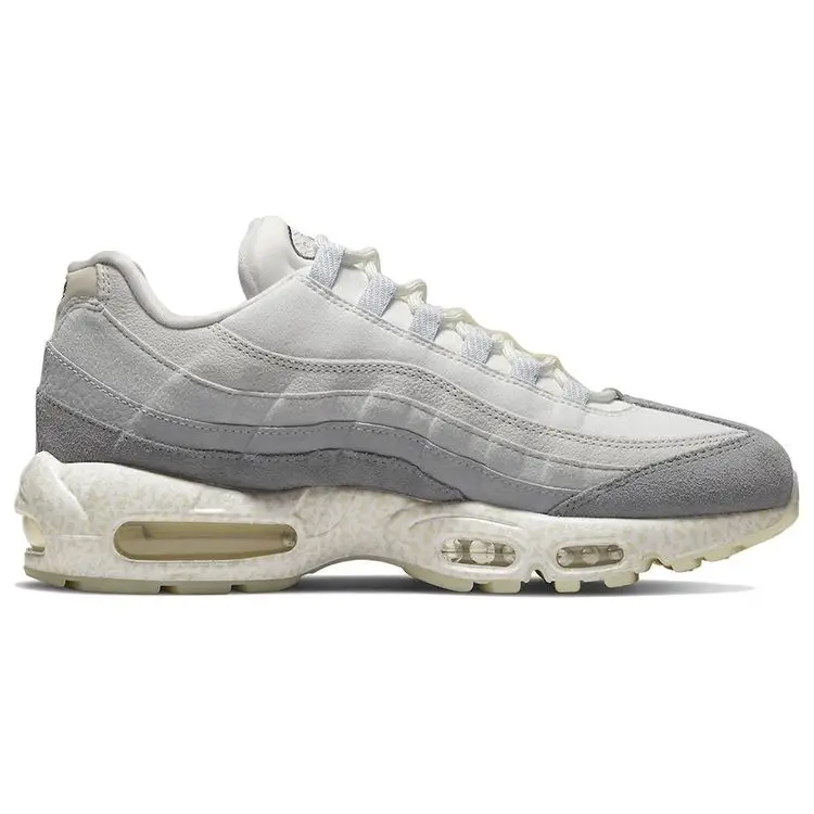 Sneakers Unisex Nike Air Max 95 QS Bianco Osso Chiaro Summit-White Grigio Freddo DV2593-100 44 miniatura 4