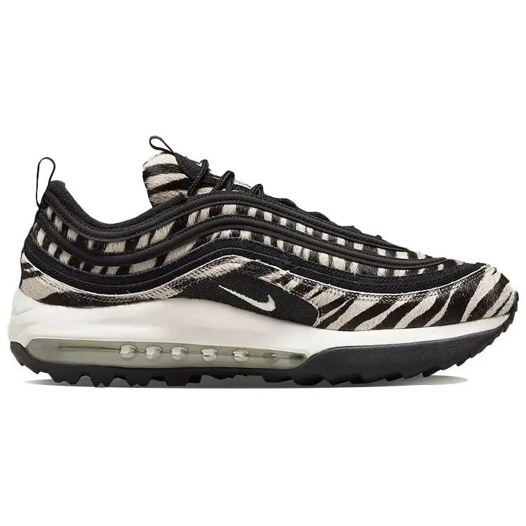 Sneakers Unisex Nike Air Max 97 Golf NRG Zebra Nero Vela Giada-Aura DH1313-001 40 5 miniatura 3