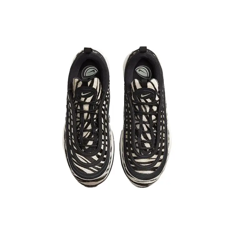 Sneakers Unisex Nike Air Max 97 Golf NRG Zebra Nero Vela Giada-Aura DH1313-001 41 miniatura 4