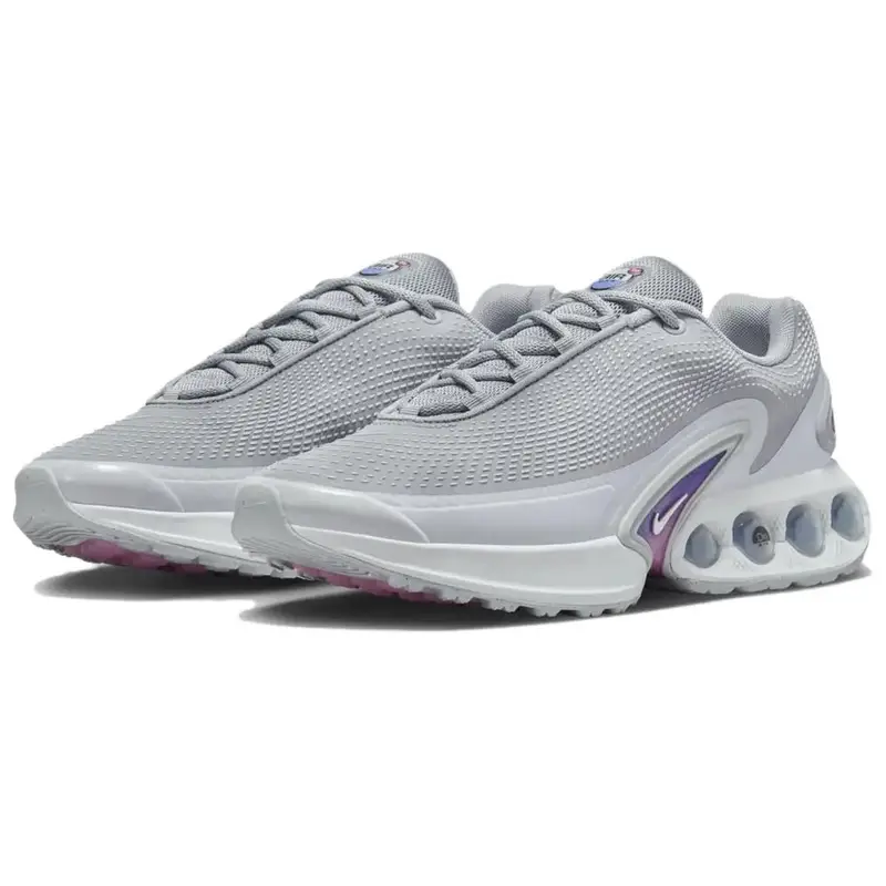 Sneakers Unisex Nike Air Max DN Grigio Fumo Chiaro Viola Persiano Photon-Dust Nero DV3337-011 45 miniatura 2