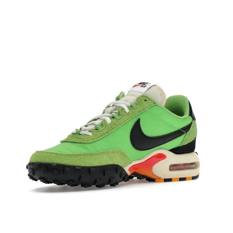 Sneakers Unisex Nike Air Max Waffle Racer SP Action Green Nero Arancione Totale FV6946-301 42 5 miniatura 3