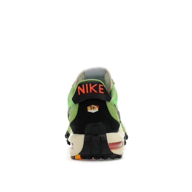 Sneakers Unisex Nike Air Max Waffle Racer SP Action Green Nero Arancione Totale FV6946-301 47 5 miniatura 4