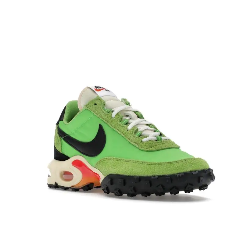 Sneakers Unisex Nike Air Max Waffle Racer SP Action Green Nero Arancione Totale FV6946-301 47 5 miniatura 5