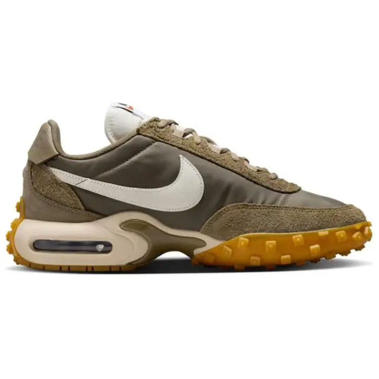Sneakers Unisex Nike Air Max Waffle Racer SP Oliva Opaco Verde Vela Gomma-Marrone Chiaro FV6946-302 47 5 miniatura 3