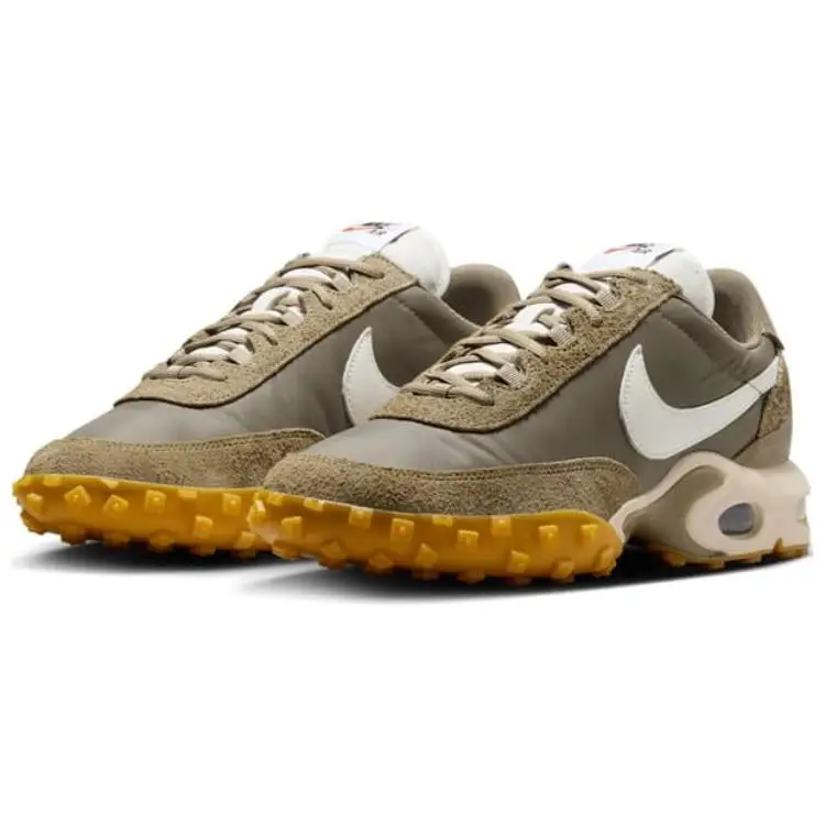 Sneakers Unisex Nike Air Max Waffle Racer SP Oliva Opaco Verde Vela Gomma-Marrone Chiaro FV6946-302 miniatura 2