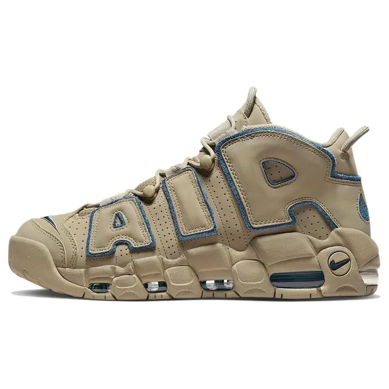 Sneakers Unisex Nike Air More Uptempo Limestone Marrone Blu Valeriana DV6993-200 35 5