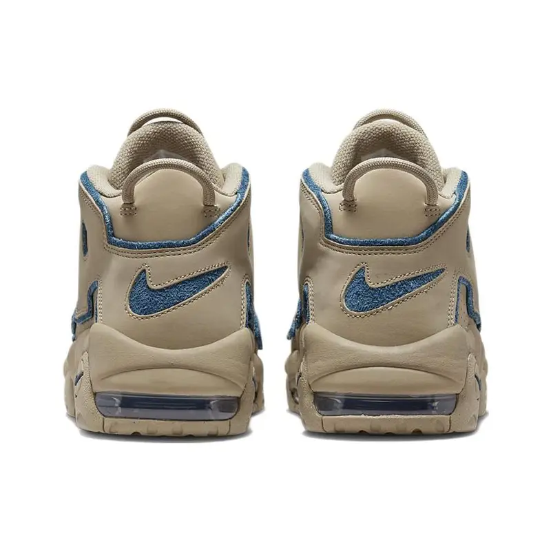 Sneakers Unisex Nike Air More Uptempo Limestone Marrone Blu Valeriana DV6993-200 36 miniatura 5