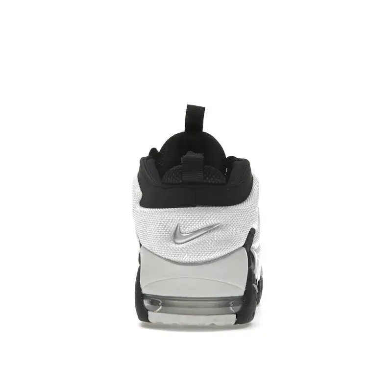 Sneakers Unisex Nike Air More Uptempo Low Nero Polvere di Fotoni Argento Metallizzato FZ3055-001 37 5 miniatura 4