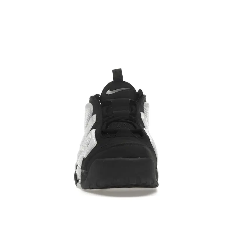 Sneakers Unisex Nike Air More Uptempo Low Nero Polvere di Fotoni Argento Metallizzato FZ3055-001 47 miniatura 3