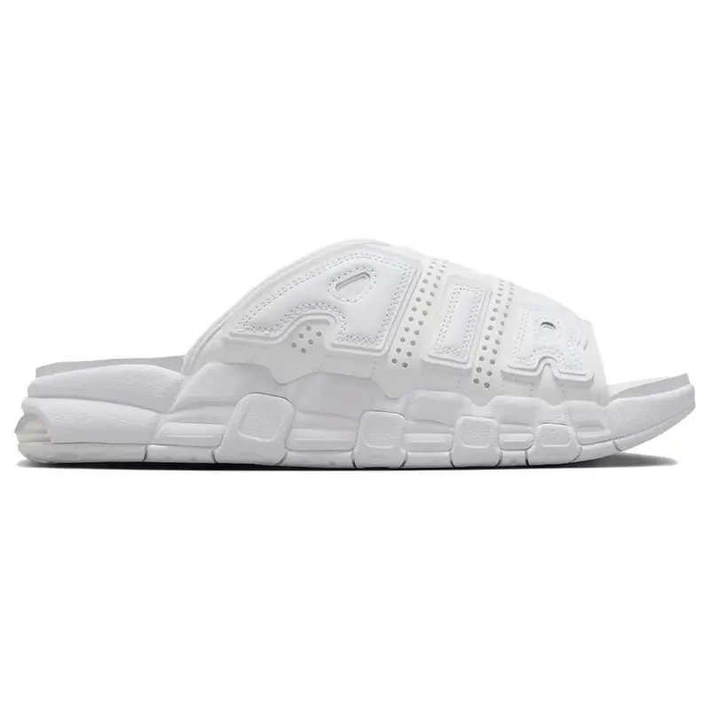 Sneakers Unisex Nike Air More Uptempo Slide Triple White FD9883-101 46 miniatura 5