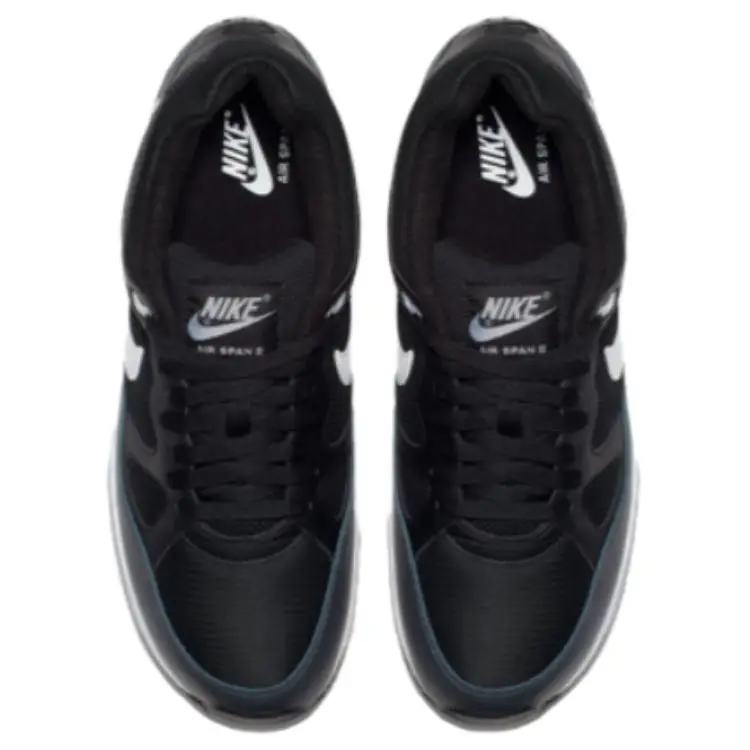 Sneakers Unisex Nike Air Span 2 Nero Antracite Bianco AH8047-008 45 miniatura 3