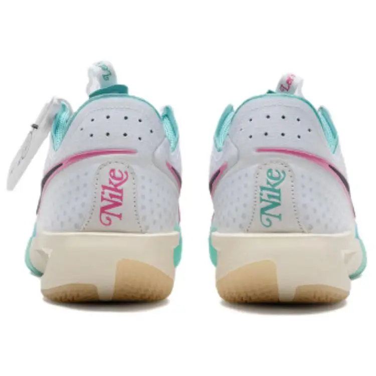 Sneakers Unisex Nike Air Zoom GT Cut 3 EP Bianco Teal Rosa Giocoso HM3699-161 46 miniatura 5