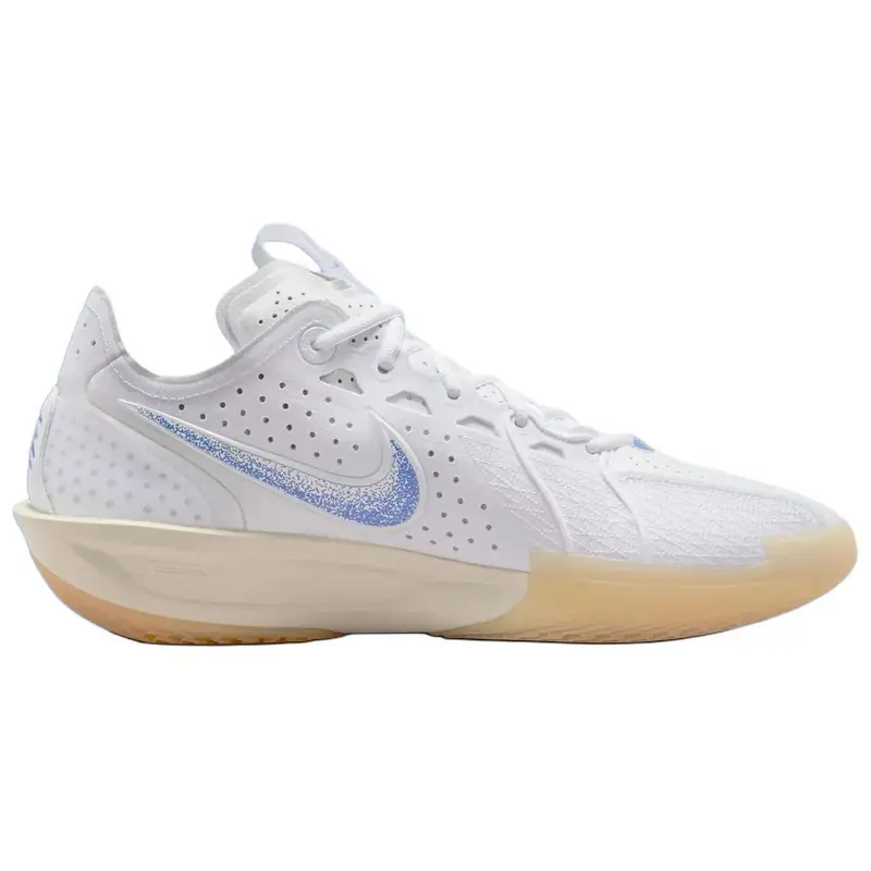 Sneakers Unisex Nike Air Zoom GT Cut 3 EP Blueprint Pack Bianco Latte di Cocco Giallo Gomma HJ8205-100 45 miniatura 2
