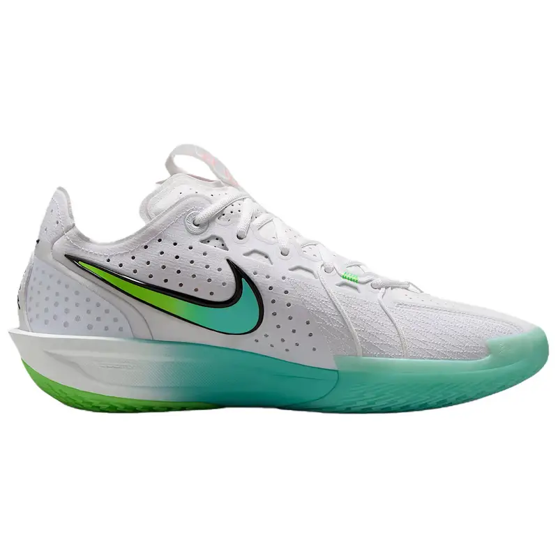 Nike Sneakers Unisex Air Zoom GT Cut 3 EP Turchese Sbiancato Bianco miniatura 4