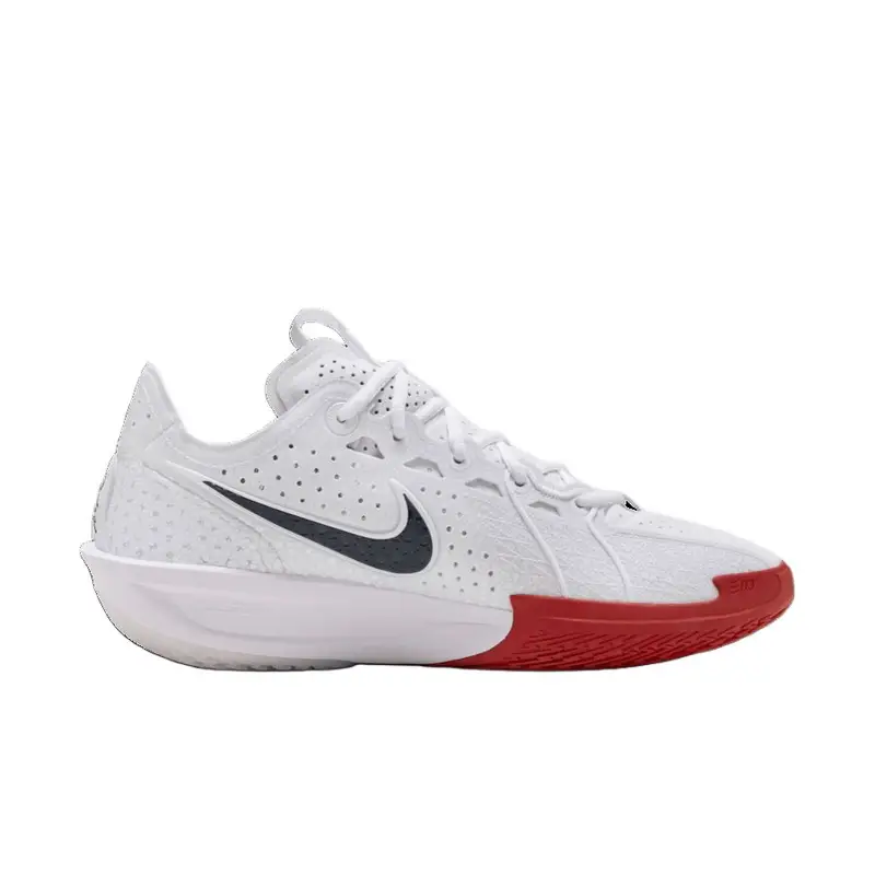 Sneakers Unisex Nike Air Zoom GT Cut 3 EP USA Bianco Ossidiana Rosso Università DV2918-103 46 miniatura 3