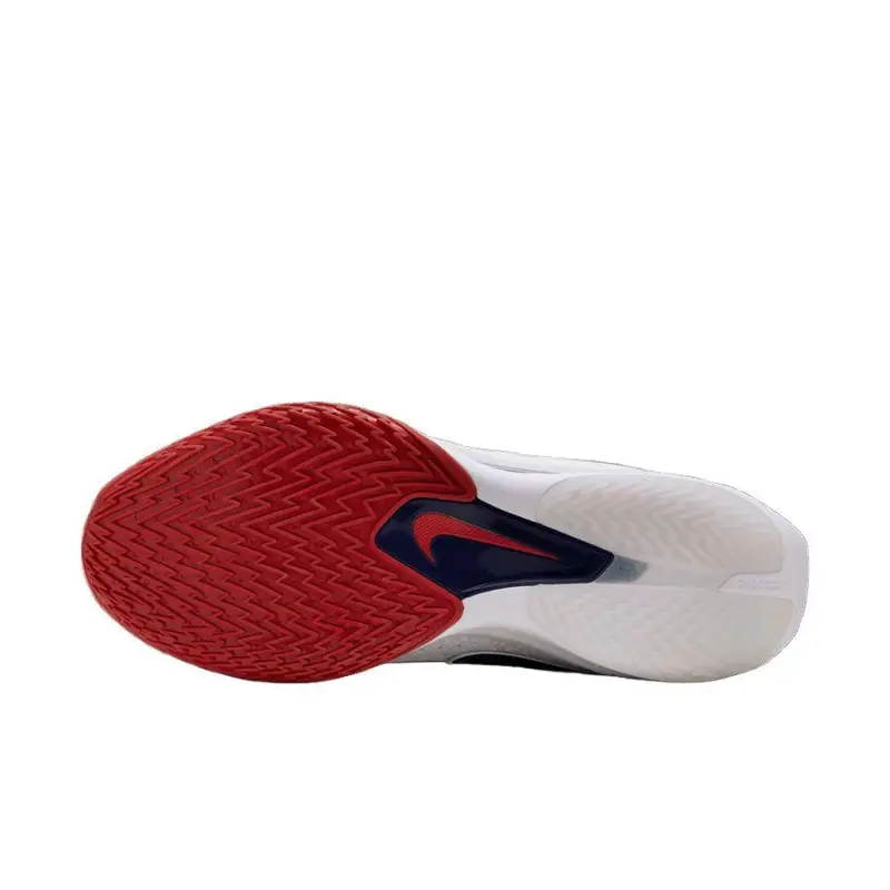 Sneakers Unisex Nike Air Zoom GT Cut 3 EP USA Bianco Ossidiana Rosso Università DV2918-103 46 miniatura 4
