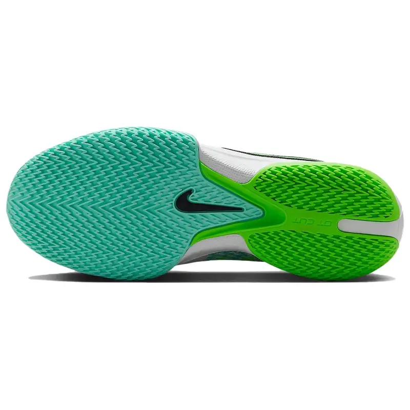 Sneakers Unisex Nike Air Zoom GT Cut Academy EP Turchese Sbiancato Bianco Green-Strike Nero FB2598-107 47 5 miniatura 4