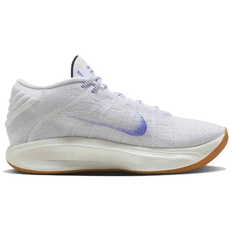 Nike Sneakers Unisex Air Zoom GT Hustle 3 EP Bianco e Arancione miniatura 3