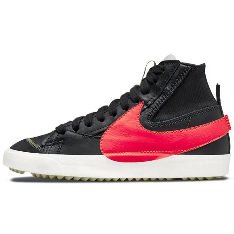 Sneakers Unisex Nike Blazer Mid 77 Jumbo Nero Crimson Brillante Vela Oliva-Aura DD3111-001 38 5