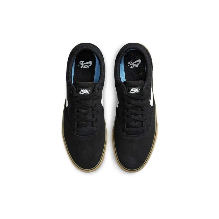 Sneakers Unisex Nike Chron 2 SB Nero Gomma Marrone Chiaro Bianco DM3493-002 39 miniatura 2