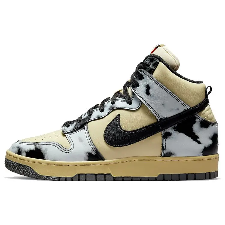 Sneakers Unisex Nike Dunk High 1985 Lavaggio Acido Nero Giallo Limone Saturno DD9404-700 38