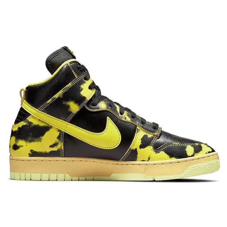 Sneakers Unisex Nike Dunk High 1985 Yellow Acid Wash Nero Varsity-Maize DD9404-001 41 miniatura 2