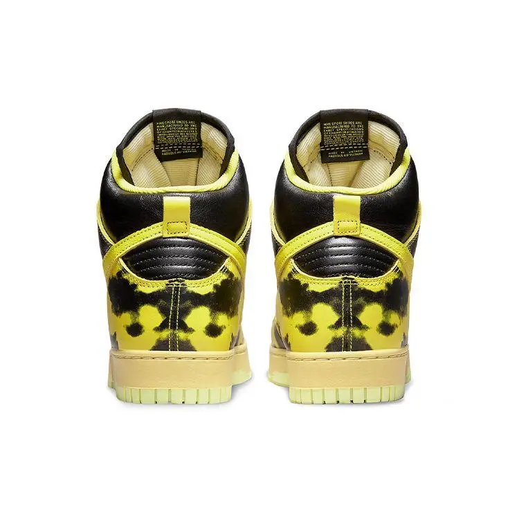 Sneakers Unisex Nike Dunk High 1985 Yellow Acid Wash Nero Varsity-Maize DD9404-001 42 miniatura 3