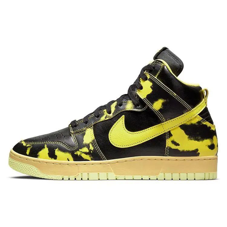 Sneakers Unisex Nike Dunk High 1985 Yellow Acid Wash Nero Varsity-Maize DD9404-001 46
