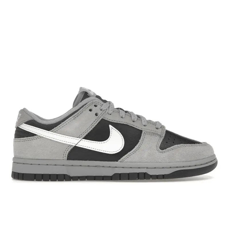 Sneakers Unisex Nike Dunk Low Grigio Fumo Chiaro Antracite Bianco Summit Argento Riflettente HV2532-001 37 5