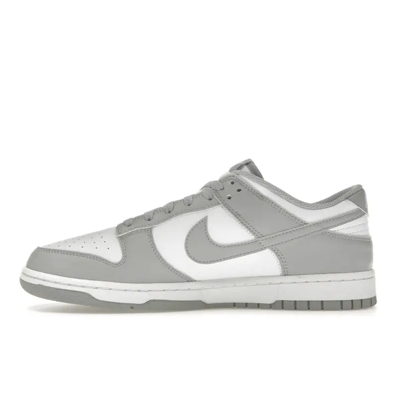 Sneakers Unisex Nike Dunk Low Grigio Fumo Chiaro Bianco HF5441-105 47 5 miniatura 5