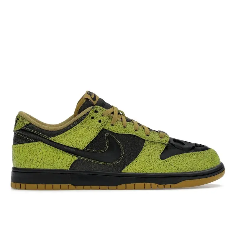 Sneakers Unisex Nike Dunk Low Halloween Teschio Verde Cactus Brillante Nero HV6103-300 44