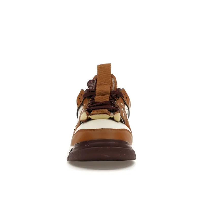 Sneakers Unisex Nike Dunk Low Jumbo Light British Tan Burgundy Crush Marroni FQ8248-200 40 5 miniatura 2