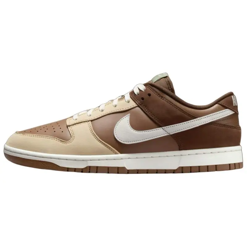 Nike Sneakers Unisex Dunk Low Marrone e Vela