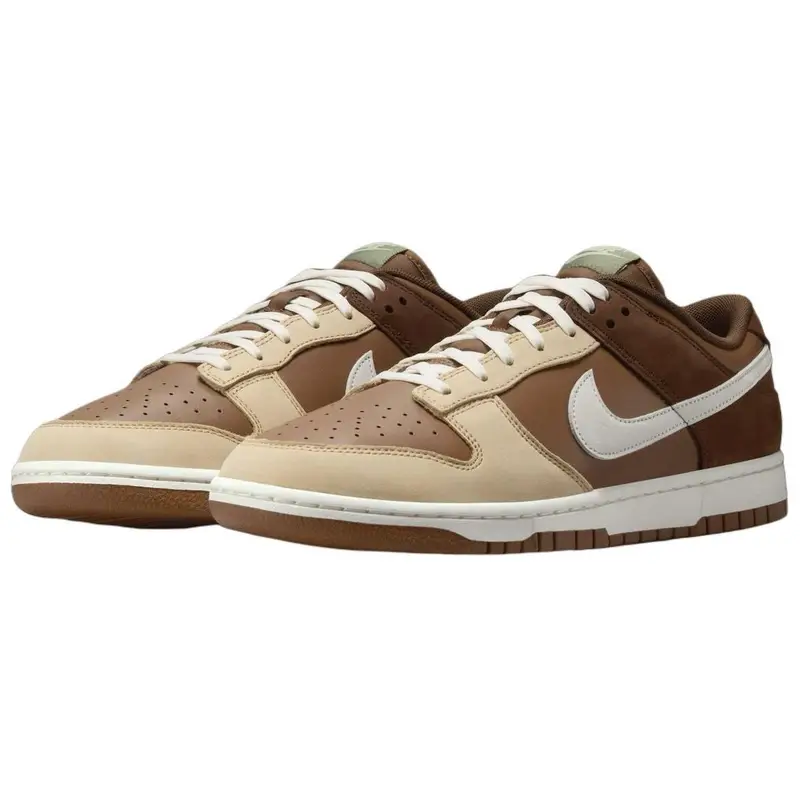 Sneakers Unisex Nike Dunk Low Light British Tan Cacao Wow Marrone Vela Sesamo HV1794-211 44 5 miniatura 2
