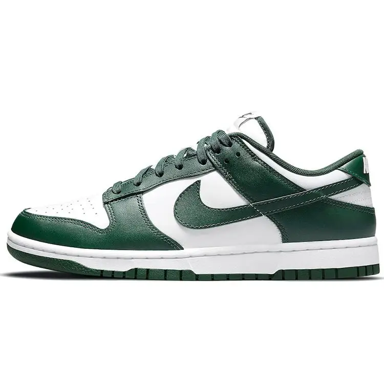 Sneakers Unisex Nike Dunk Low Michigan State Verde Bianco Verde Team DD1391-101 46