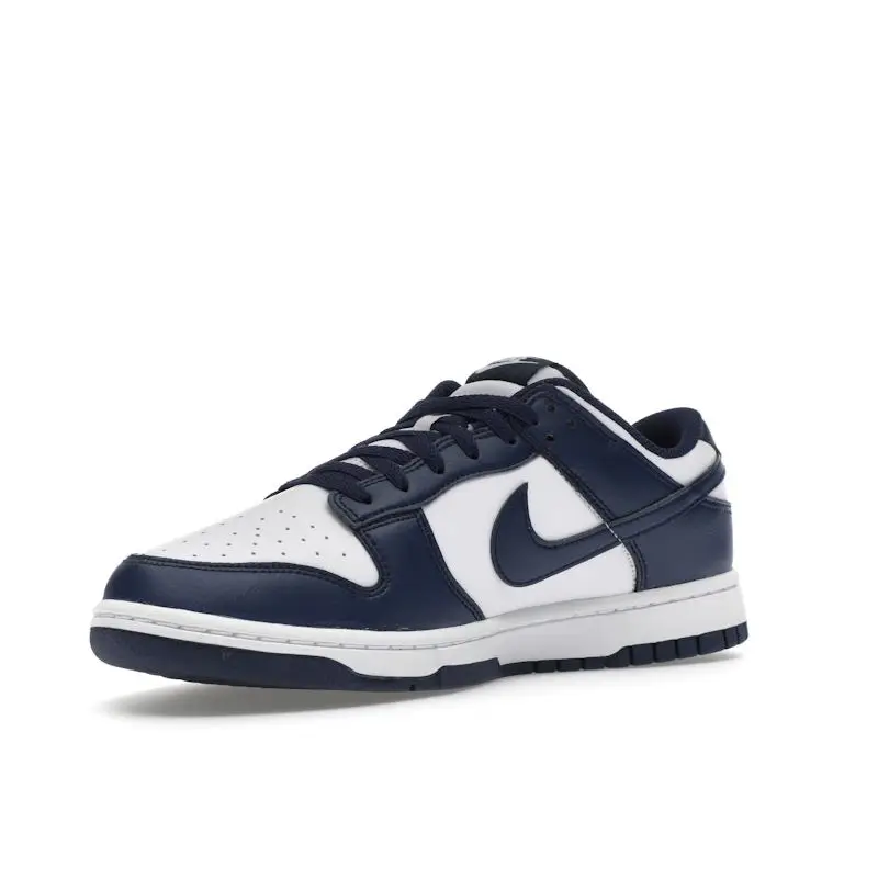 Sneakers Unisex Nike Dunk Low Midnight Navy 2025 Blu Bianco HF5441-107 40 5 miniatura 2