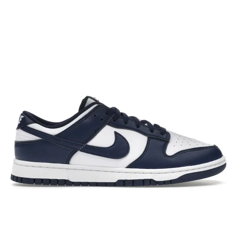 Sneakers Unisex Nike Dunk Low Midnight Navy 2025 Blu Bianco HF5441-107 40 5