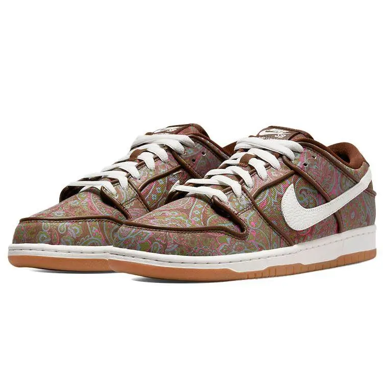 Sneakers Unisex Nike Dunk Low Pro Premium SB Paisley Marroni DH7534-200 42 miniatura 5